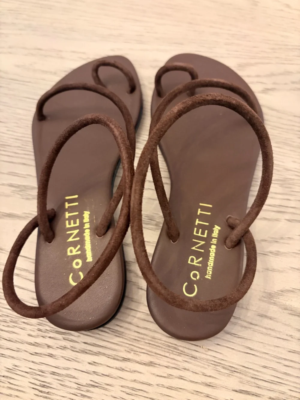 NWT CoRNETTI Romelide Sandal In Chocolate Size 36 (6) - Picture 5 of 11
